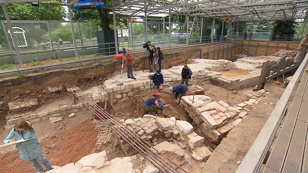 Археологические раскопки в Кремле