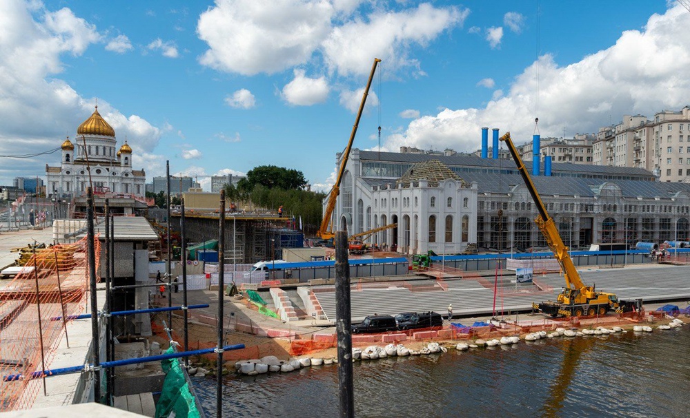 Реконструкция здания исторической ГЭС-2 в Москве