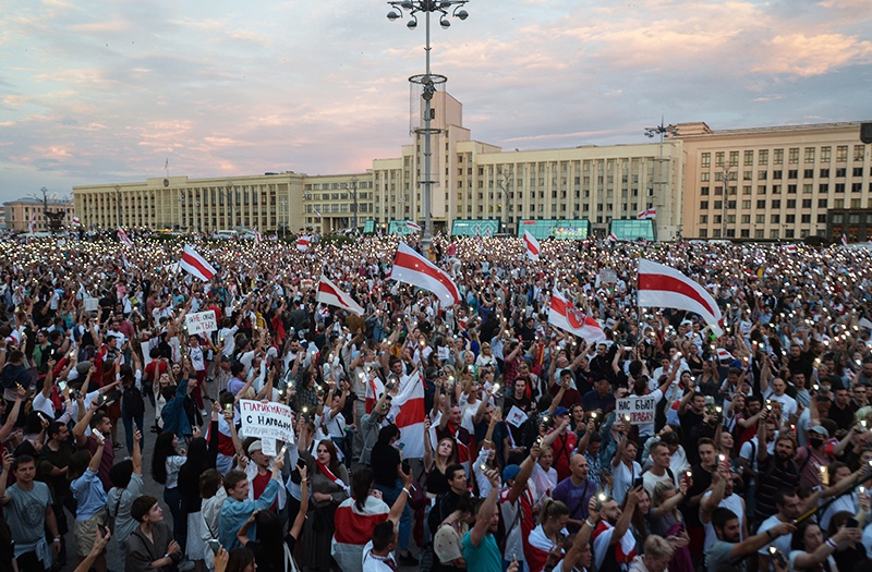 Протесты в Минске