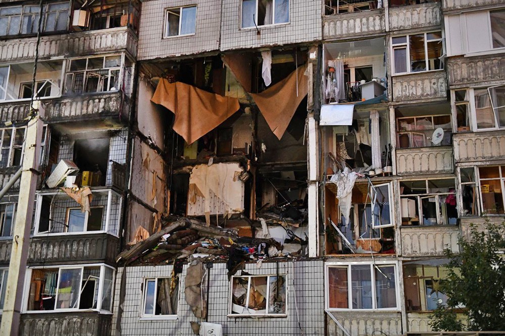 Последствия взрыва в жилом доме в Ярославле