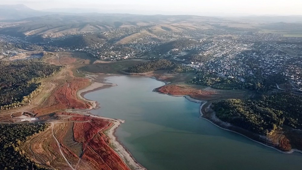 Водохранилище в Крыму