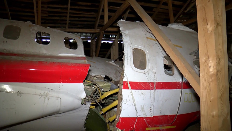 Обломки самолета Ту-154М
