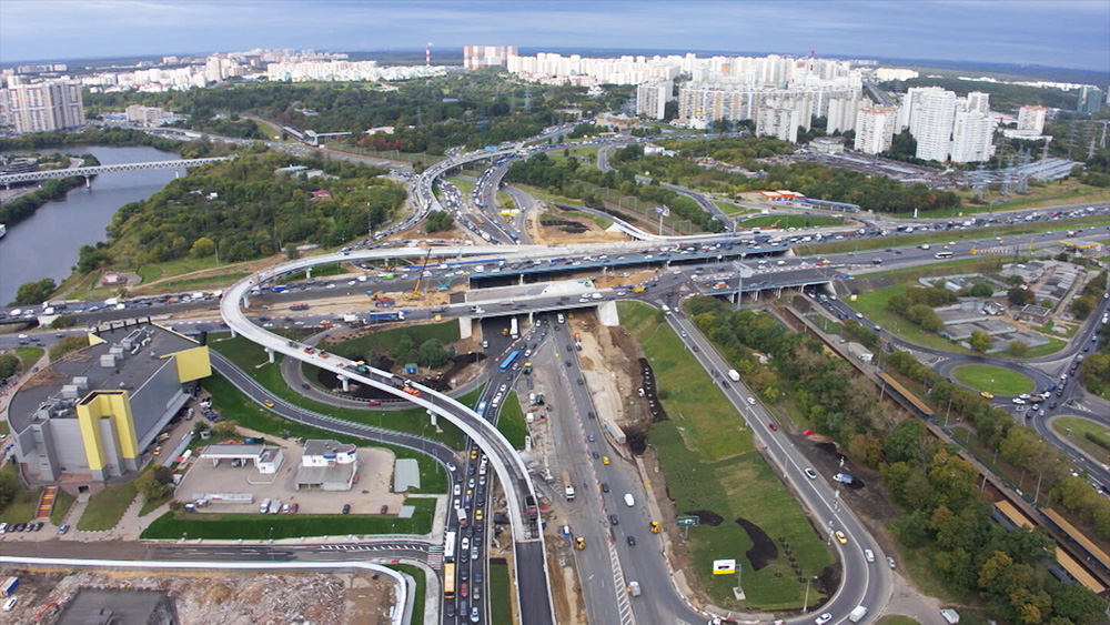 Реконструкция развязки Волоколамского шоссе с МКАД