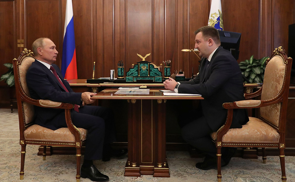 Владимир Путин и Александр Бугаев