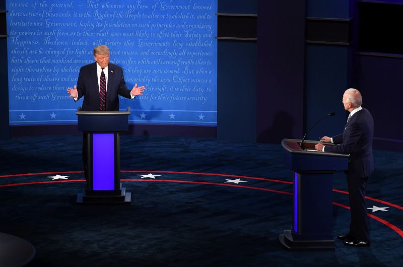 Дебаты Дональда Трамп и Джо Байдена