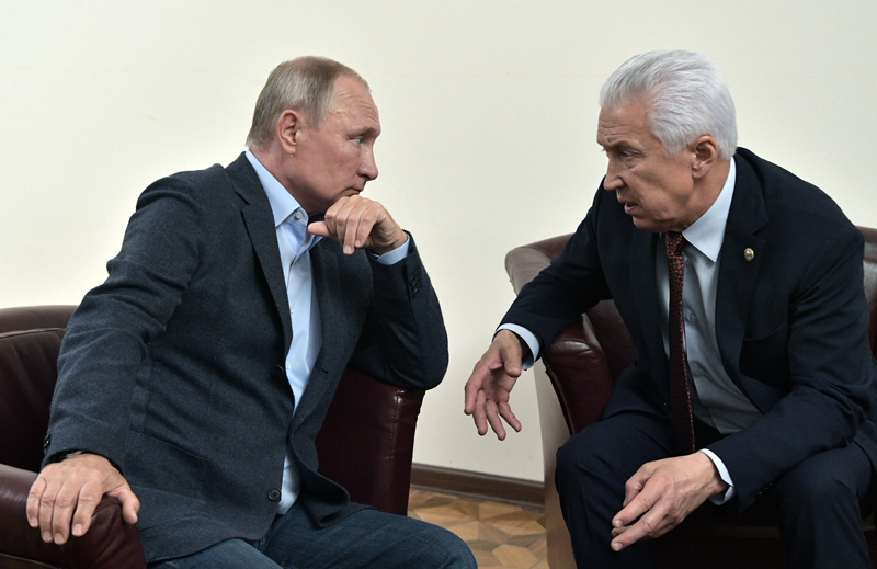 Владимир Путин и Владимир Васильев