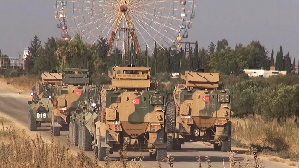 Российские и турецкие военные в Сирии