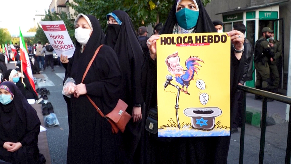 Антифранцузские митинги в Иране