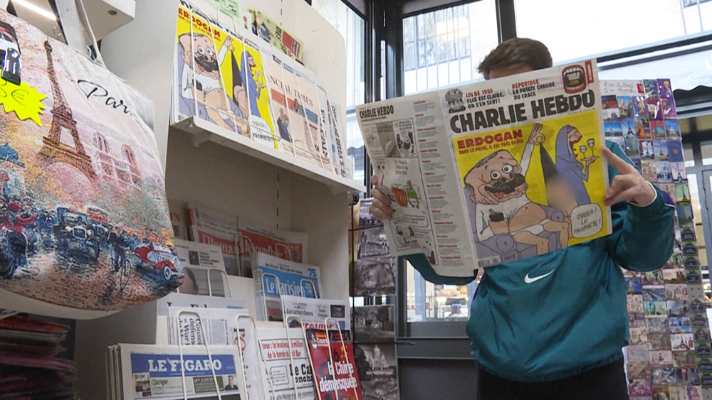 Французский журнал "Шарли Эбдо"