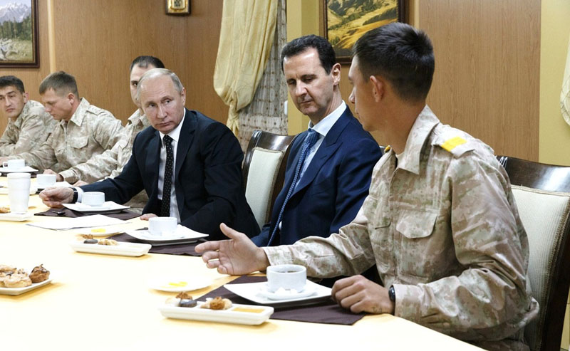 Владимир Путин и Башар Асад