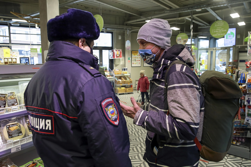 Проверка масочного режима в ТЦ