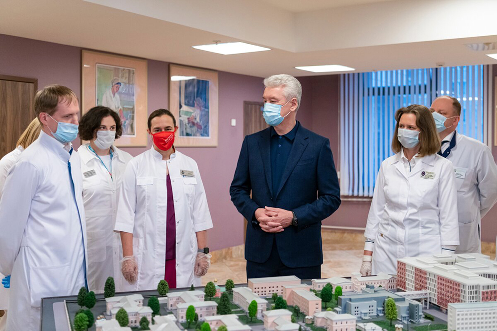 Сергей Собянин посетил Морозовскую больницу