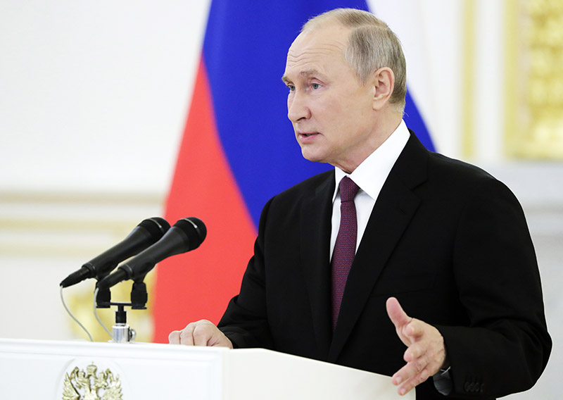 Владимир Путин на церемонии вручения верительных грамот чрезвычайными и полномочными послами 20 иностранных государств