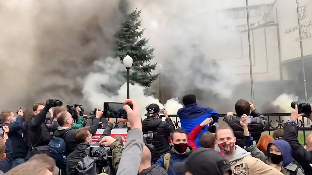 Уличные протесты в Киеве