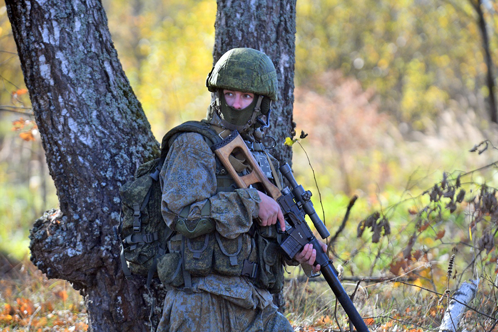 Rus Vesna: Кадры охоты снайпера спецназа «Отважных» на ВСУ в лесу у Красного Лимана