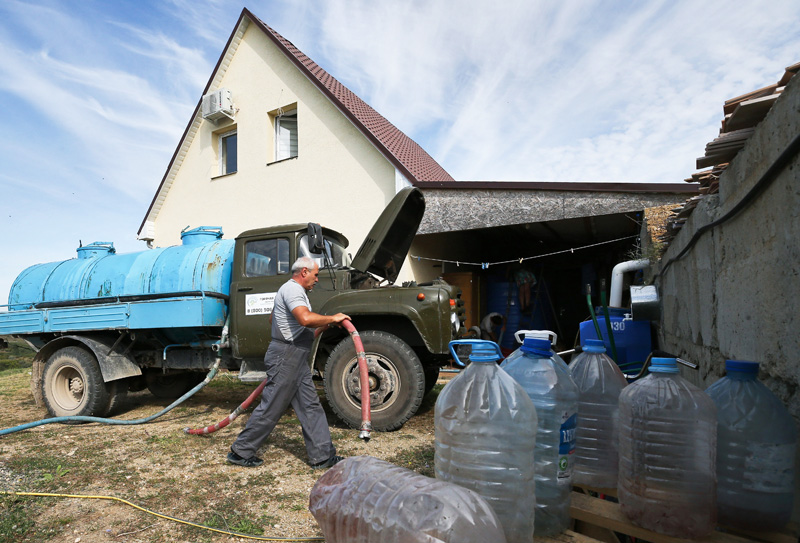 Недостаток воды в Крыму 