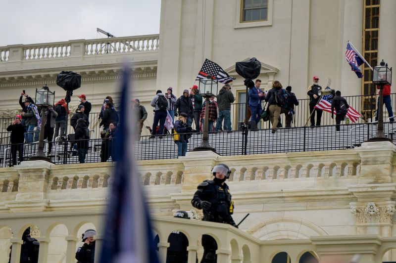 Протестующие у здания Конгресса