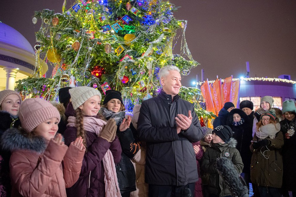 Сергей Собянин и жители Москвы