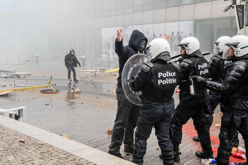Беспорядки в Брюсселе 