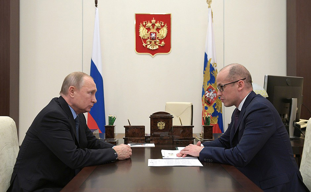 Владимир Путин и Александр Бречалов