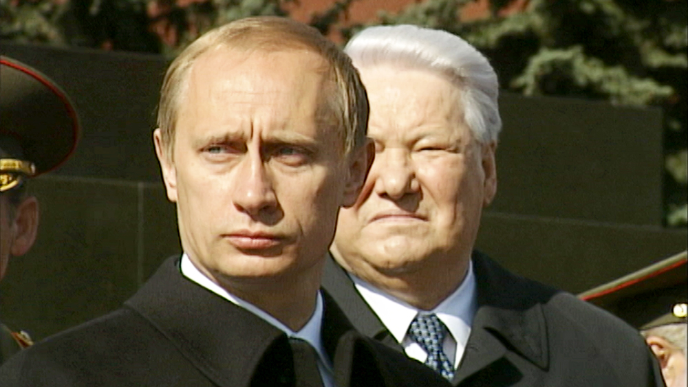 Владимир Путин и Борис Ельцин 