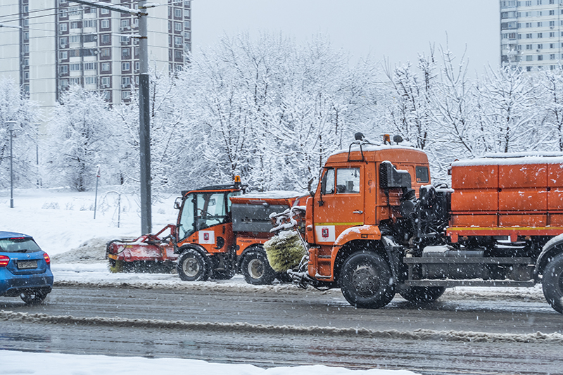 Снегопад в Москве