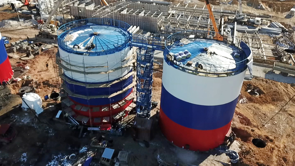 Строительство водозабора в Крыму