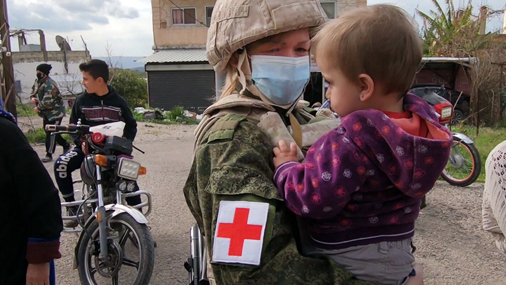 Российские военные врачи в Сирии