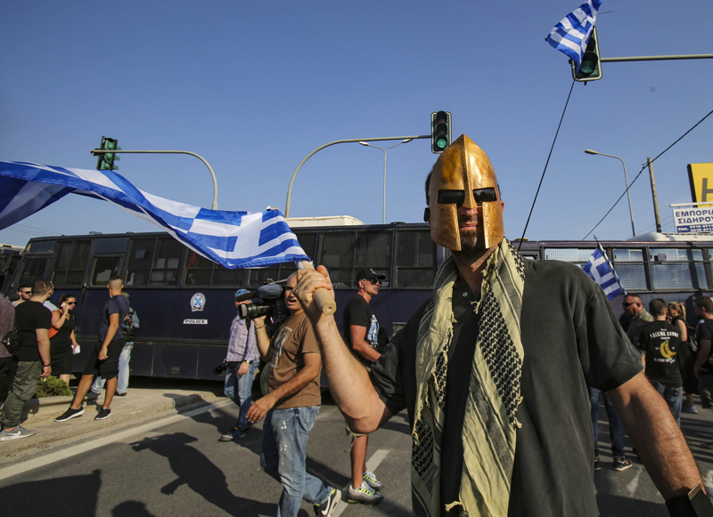 Протесты в Греции
