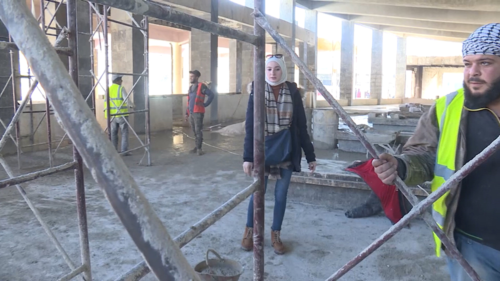 Восстановление автовокзала в Сирии