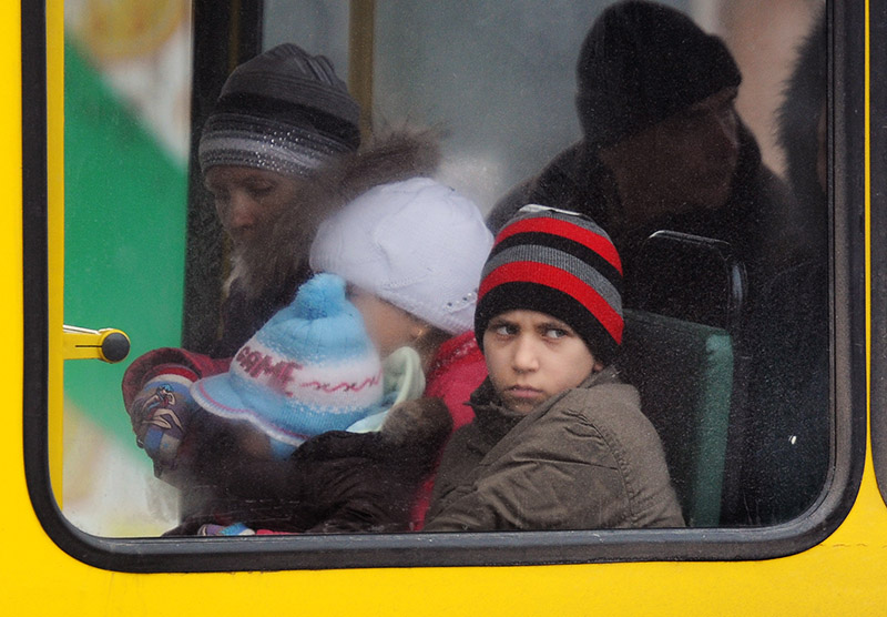 Дети в автобусе