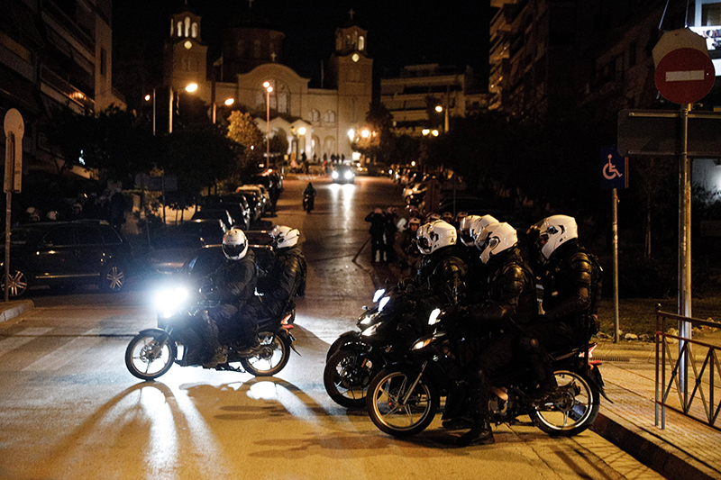 Протесты в Афинах  
