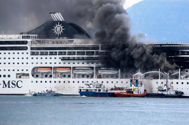 Пожар на круизном лайнере