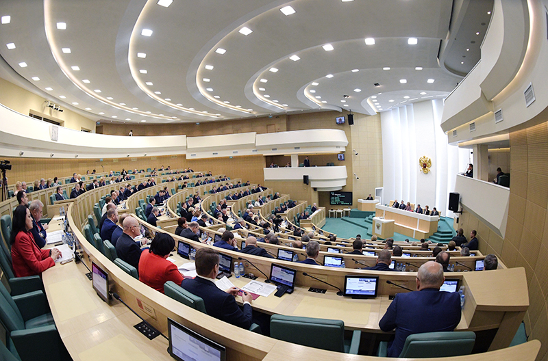 Заседание Совета Федерации