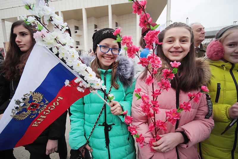 Жители Крыма