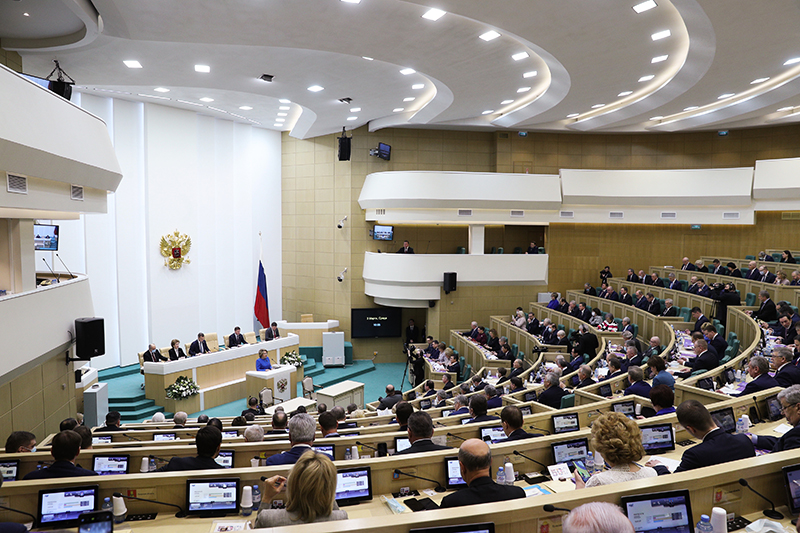 Заседание Совета Федерации