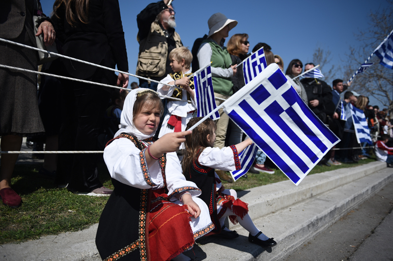 Празднование Дня Независимости в Греции 
