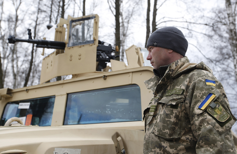 Украинский военнослужащий 