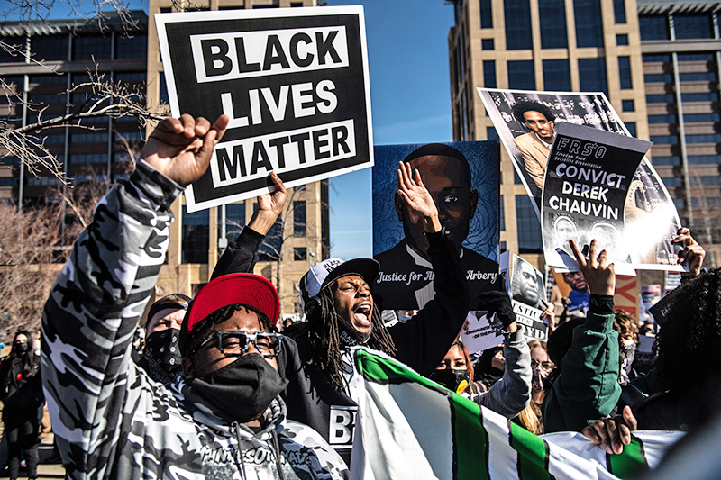 Участники движения Black Lives Matter