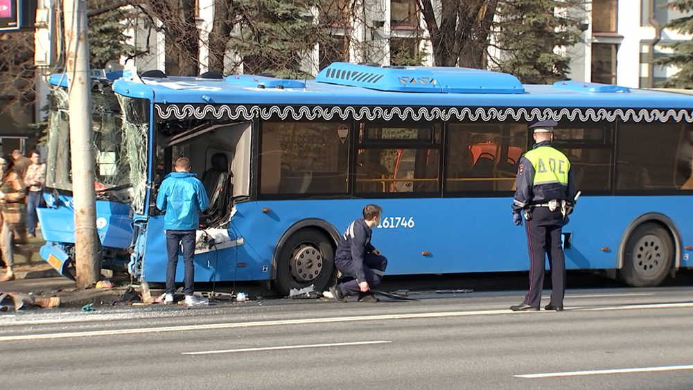 ДТП с участием рейсового автобуса