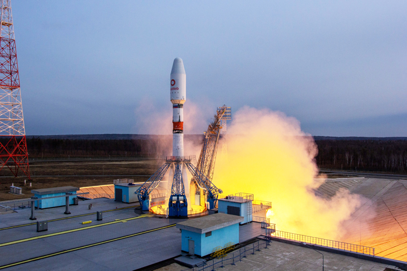 Запуск ракеты-носителя "Союз-2.1б" с разгонным блоком "Фрегат"