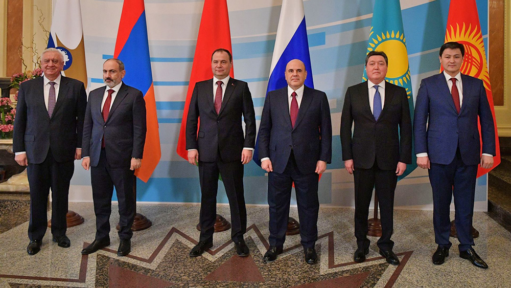 Главы делегаций Евразийского экономического совета стран ЕАЭС