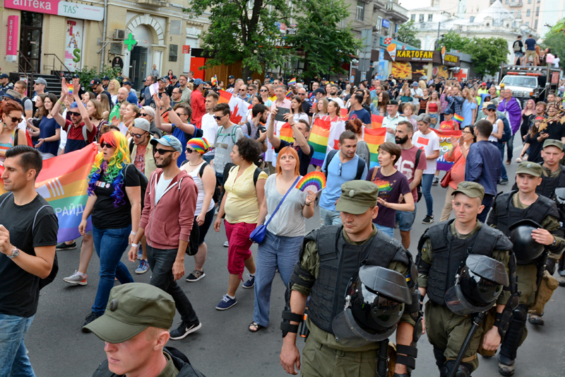 Марш ЛГБТ-сообщества в Киеве