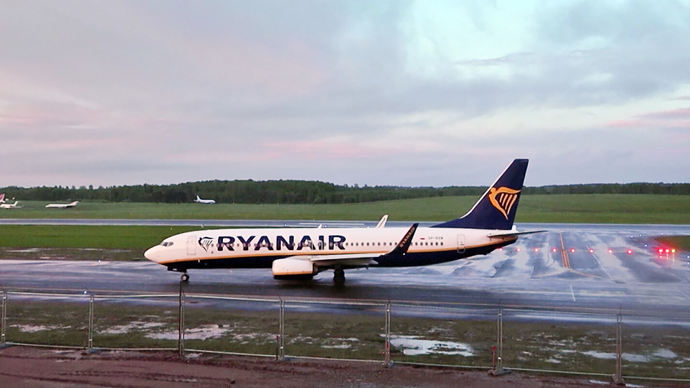 Самолет авиакомпании Ryanair