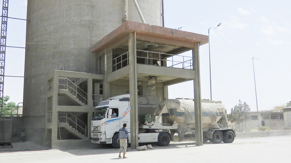 Цементный завод в Сирии