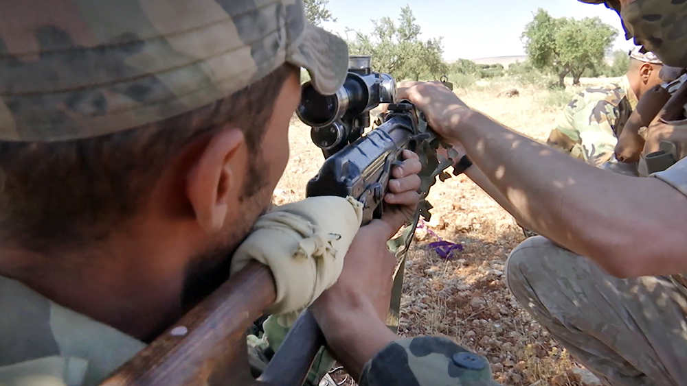 Обучение снайперов в Сирии