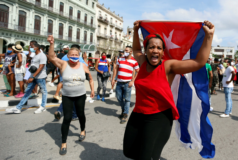 Протесты на Кубе