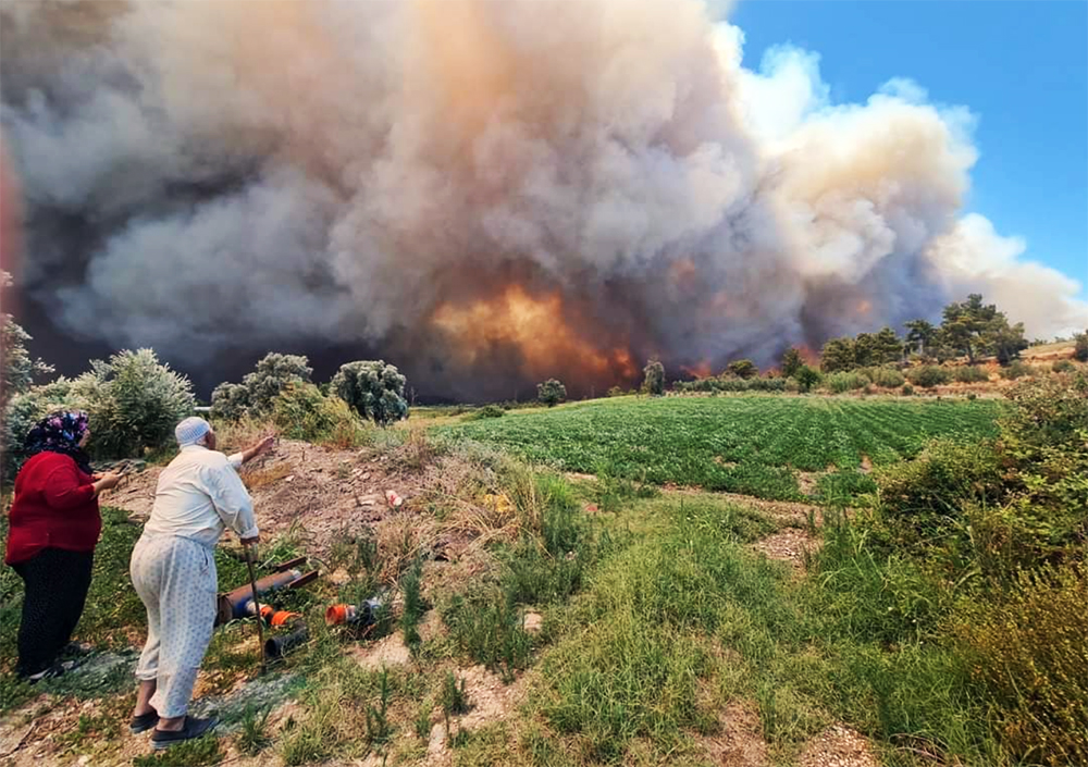Лесные пожары в Турции