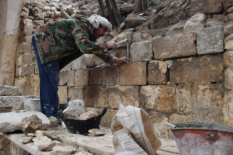 Восстановительные работы в Алеппо