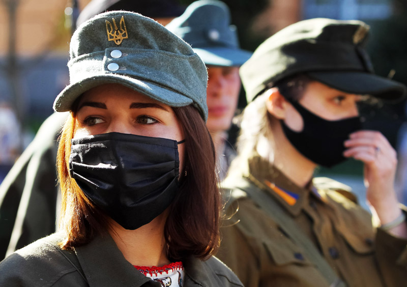 Шествие националистов в Киеве